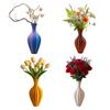 3D Printed Vase Geometric Design Modern Decorative Vase for Living Room Kitchen Counter Dining Shelf Office Coffee Table