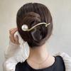 1 pezzo di fermagli per capelli a farfalla in metallo coreano con perle, forcine per capelli, moda, dolce, fermaglio per coda di cavallo, fermagli per capelli, copricapo, accessorio per capelli da donna