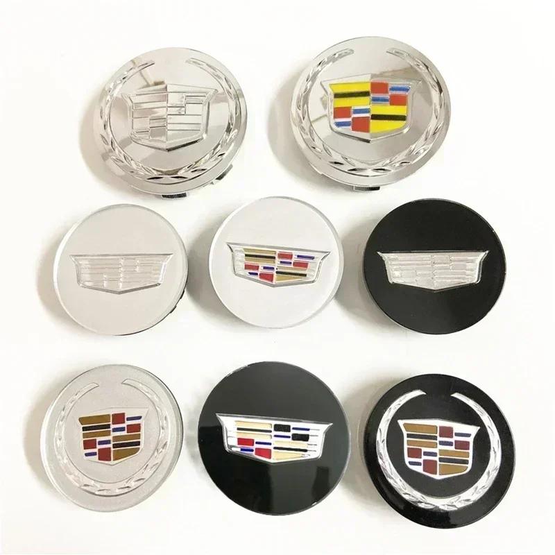 67mm 4pcs Car Wheel Center HubCaps Cover Tire Emblem for Cadillac ATS BLS CT4 CT6 CTS ESCALADE STS XT4 XT5 XTS SLS Accessories