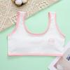 Girls' Pure Cotton Tank Top & Bra Set for Ages 9-13