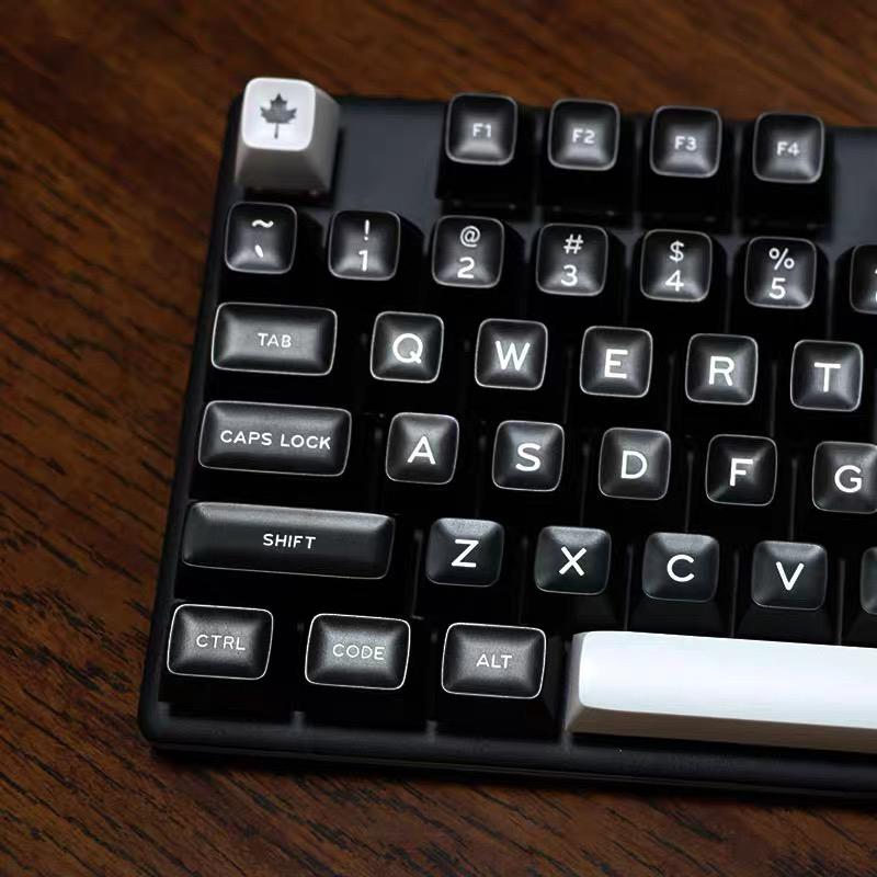 173 Keys WOB SA Profile Minimalist Style Key caps Double Shot ABS Keycaps for Cherry Gateron MX Switches Mechanical Keyboard