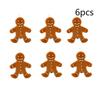 Gingerbread Man Shaped Scented Candle,  Soy Wax Christmas Decorative Candle,  for Christmas Eve Party Decoration and Gift