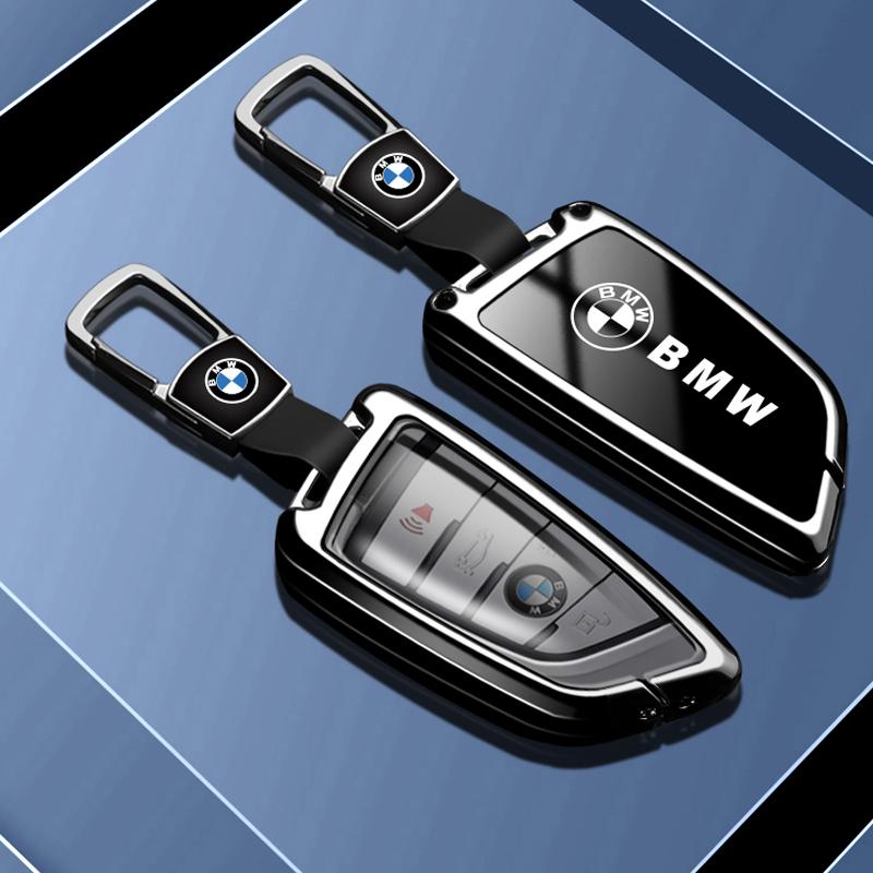 Gorący 2025 Stop cynku Pokrowiec na obudowę kluczyka samochodowego do BMW X1 X3 X5 X6 X7 Seria 1 3 5 6 7 G20 G30 G11 F15 F16 G01 G02 F48 Akcesoria samochodowe