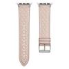New Genuine Leather Strap For iWatch Band 41/45mm 44/40mm 38/42mm Retro Cowhide Rhombus Bracelet iWatch Serie 7 SE 6 5 4 3