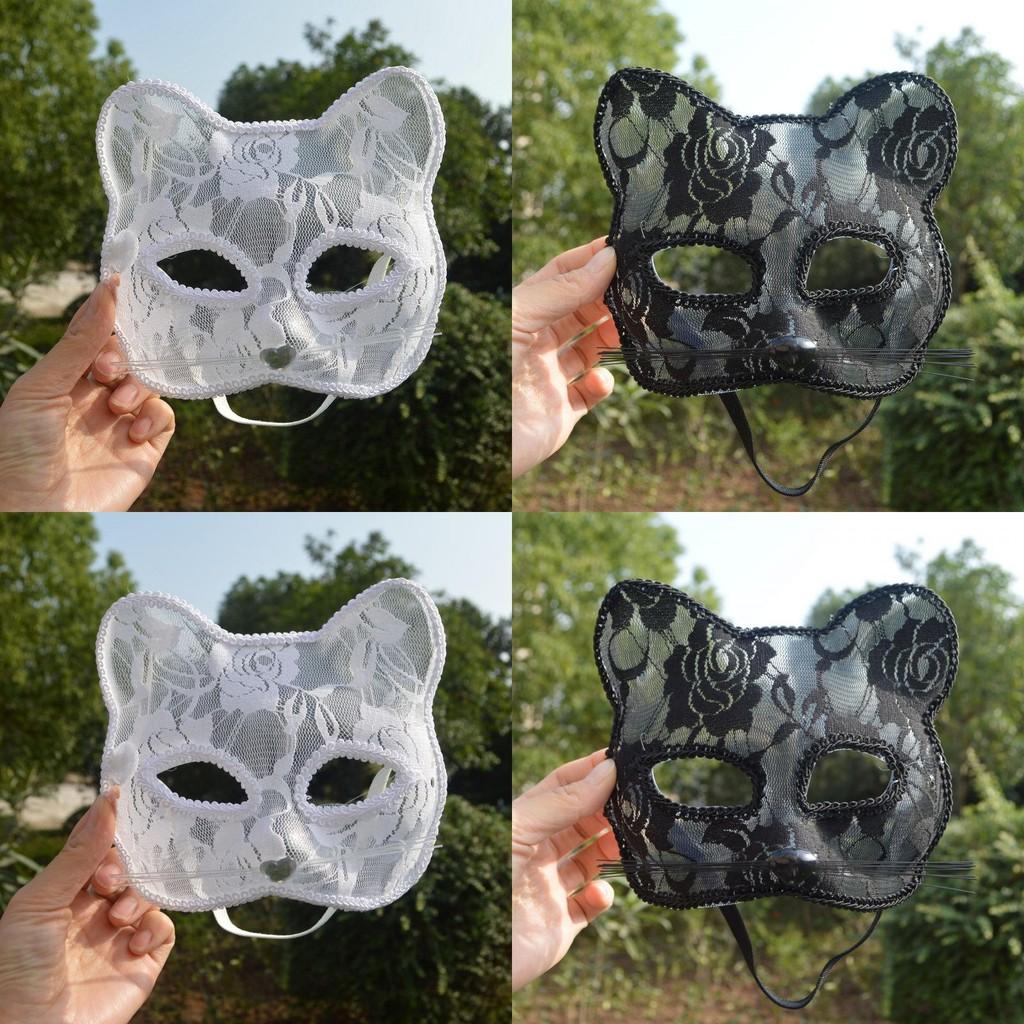 Mask Pvc Cat Halloween Cosplay Theatrical Costume Events Supplies Accessories