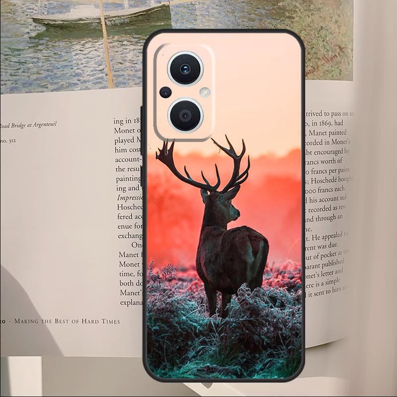 Deer Cover For OPPO Reno 14 13 11 10 Pro 12F 11F 13F 14F 7 8 Lite OPPO Find X6 X5 X8 X9 Pro Case