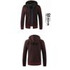 Herren S Einfarbig Langarm Kapuzen Fleece Strickjacke Pullover Für Teenager