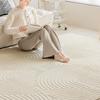 Waterproof, Stain-Resistant Cream Carpet – French Style, Wash-Free, Wipeable, Luxury Sofa Blanket for Living Room & Bedroom