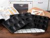 Tiger Crown Top Black Ceracom Madeleine Shell Shape, 9-Cavity, No. 5046, Steel Silicone Resin Coating, Japan WMD29