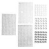 3-12MM Eyebrow Eyeshadow Stickers Shiny 3D  Gems Decals  Hair Face Makeup