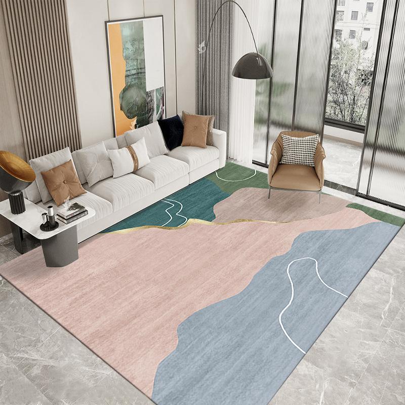 Modern Abstraction Living Room Decoration Carpet Nordic Style Rugs for Bedroom Non-slip Large Area Mat Home Washable Lounge Rug