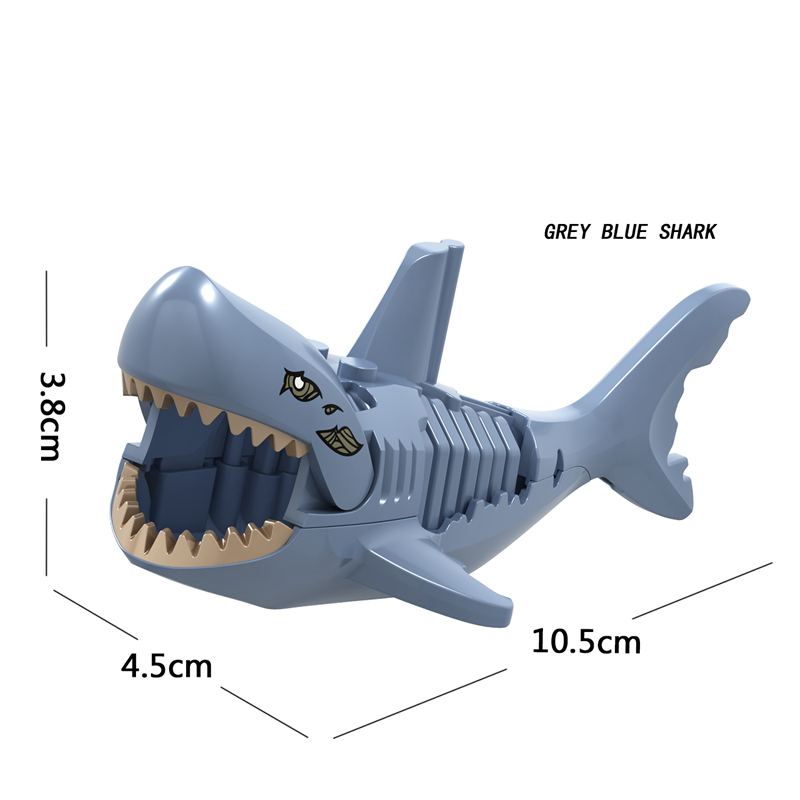 non-toxic Locking Dinosaur Animals Tiger Leopard Polar Bear Elephant Shark Black Camel Building Blocks Toys For Children Animal Locking