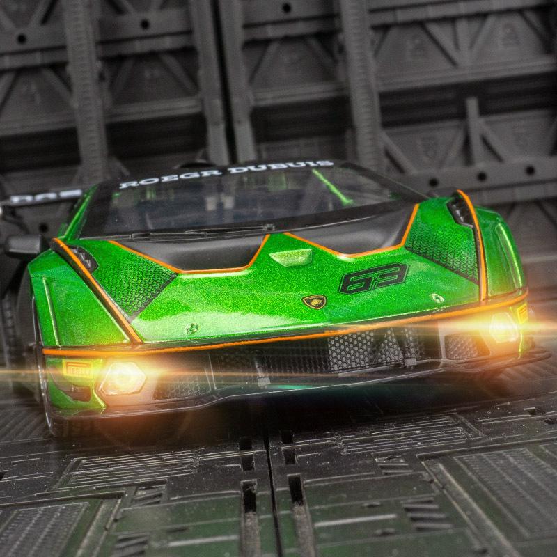 

Jinlifang 1901-190 Lamborghini SCV12 Simulation Alloy Sports Car Model Toy зелёный
