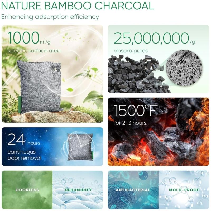 Purifying Bag Closet Odor Eliminators Powerful Absorption for Odor and Humidities Improve