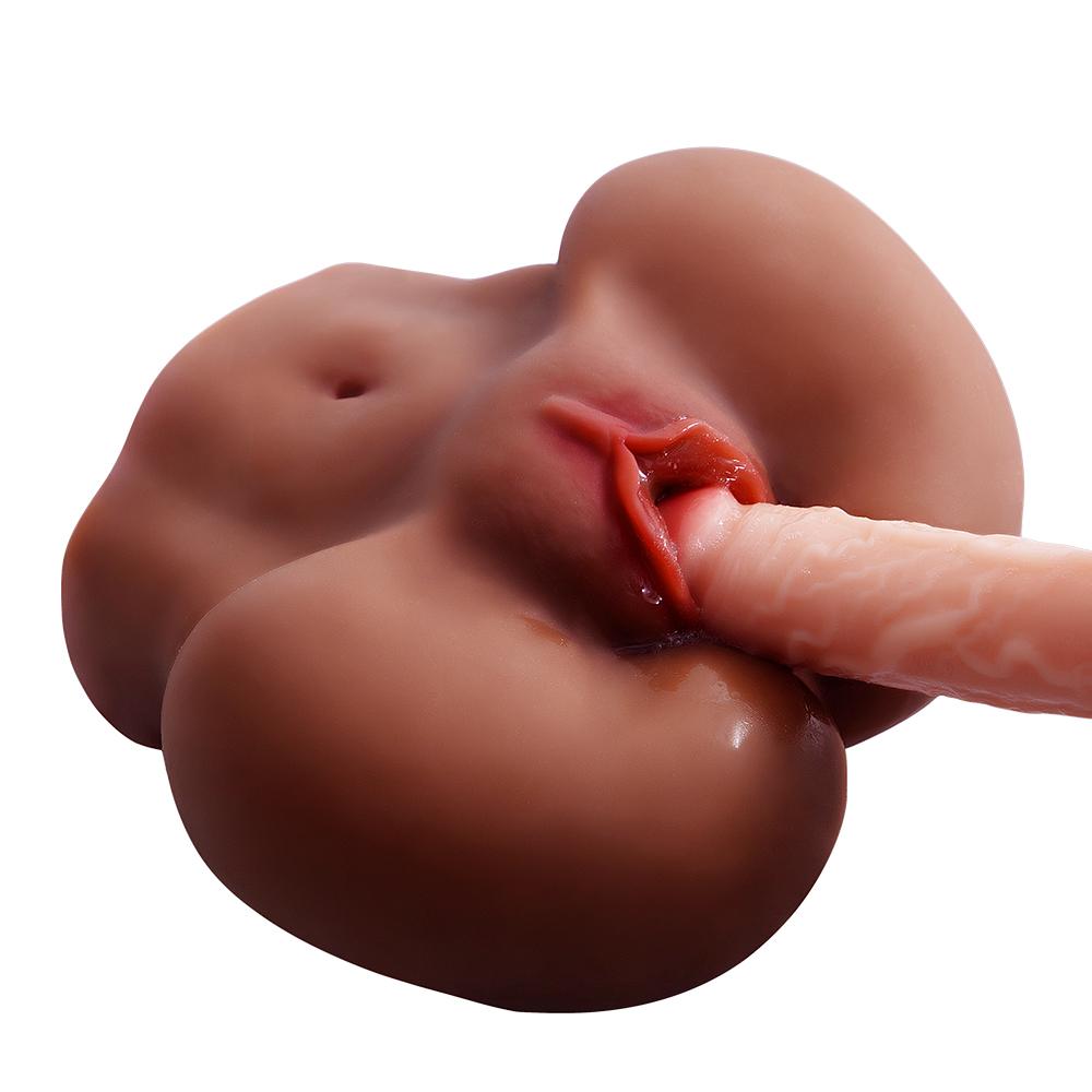 Měkký realistický zadek hýždě Vagina Anus Duální kanály Mužský masturbační pohár Pussy Sex Toys