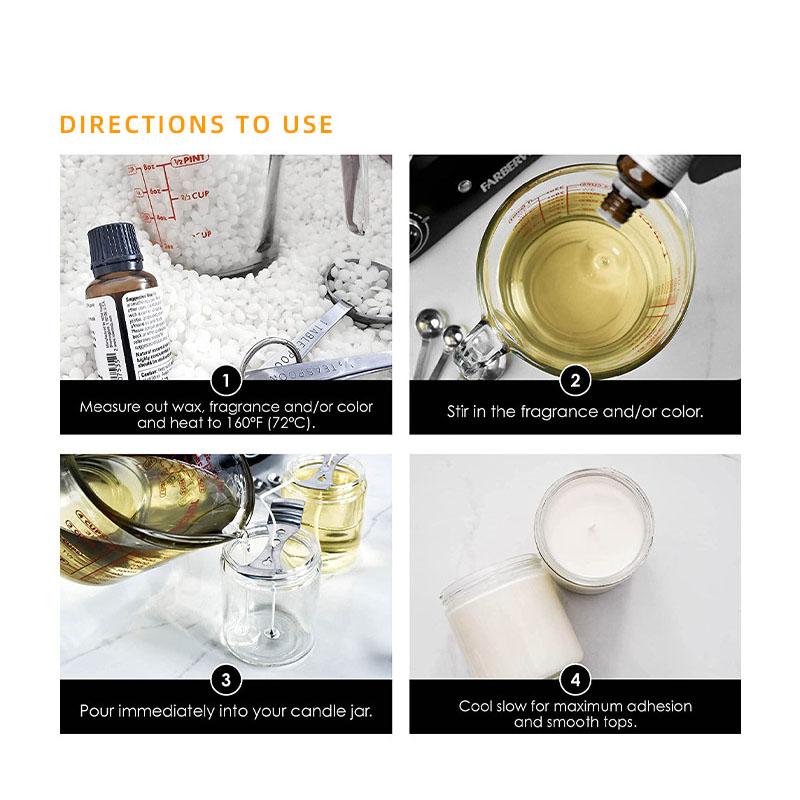 68 Degree 500g Soybean Wax High Melting Point Flaky Demoulding Candle Material Can Be Mixed with White Beeswax To Make A Model