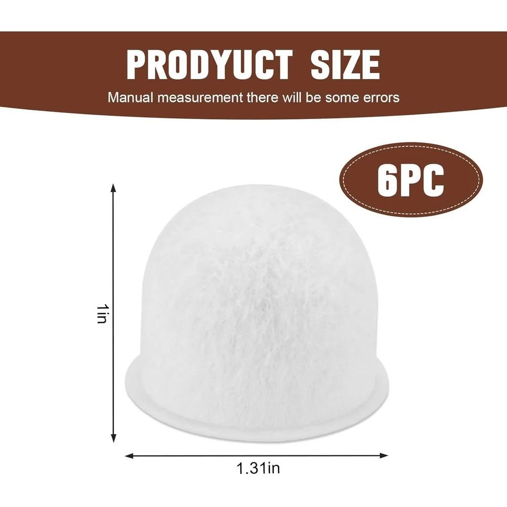 6 Pcs Filters For Coffee Machine WGCM100S WGCM110S And WGCM120S Replacement Water Filter 15x10x5cm Coffee Machine Accessories