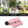 4Pcs Dog Shoes Breathable Pet Shoes Outdoor Dog Booties Summer Hot Pavement Dog Paw Protectors for Walking Hiking Running