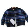 Boys Sweater Autumn New Children'S Foreign Style Jacquard Knitted Cardigan Baby Versatile Autumn Clothes