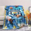 1PC Erling Haaland Patterned Flannel Blanket Suitable For All Seasons for Home Decor Warmth and Comfort Gifts Holiday Present