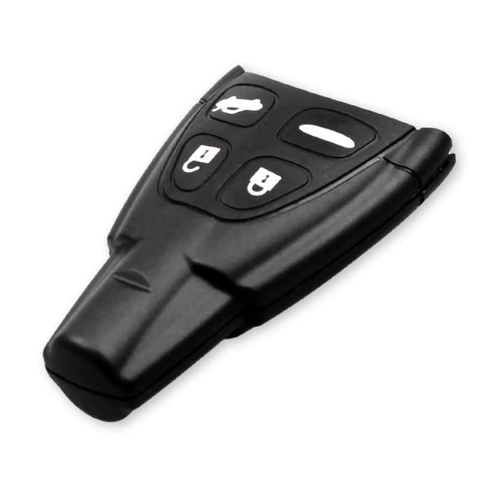 Nøkkeldeksel for Saab 93 95 9-3 9-5 9.3 9.5 - Fjernkontrollnøkkel 4 Knapper Phonillico®