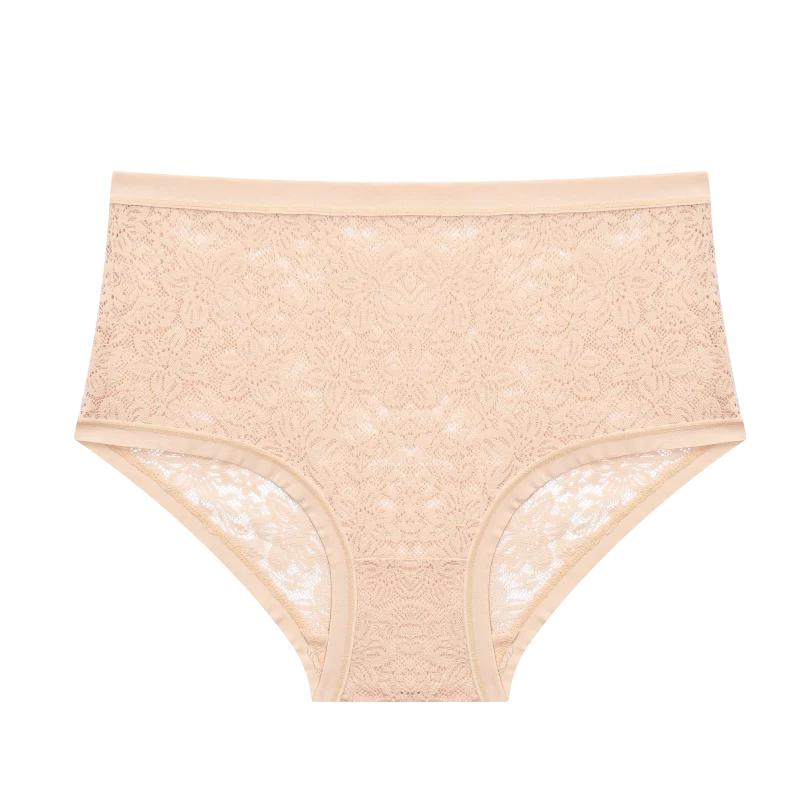 Dámské sexy kalhotky Bezpečné duté krajkové květinové dámské kalhotky s nízkým pasem Jednobarevné Pohodlné Horký prodej Dámské spodní prádlo S-XXL