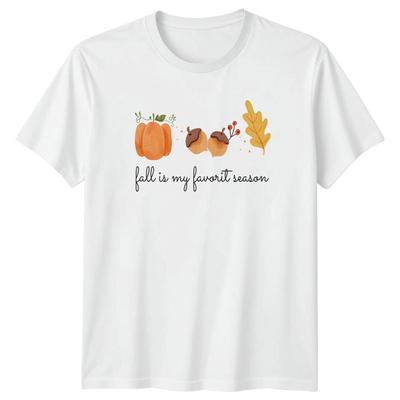 Fall Is My Favorite Season TShirt Autumn Watercolor Seasonal