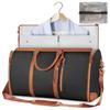 Versatile Women's Folding Travel Suit Bag: Multi-Function PU Storage with Large Capacity & Portability