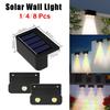 1-8 Pcs Solar Wall Lamp Outdoor IP65 Waterproof Porch Light Solar Powered Lights for Garden Yard Balcony Decor Outside Sunlights