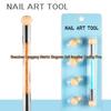 Sponge Nail Art Pen: Double-Ended Crystal Dotting & Blending Tool with 4 Heads