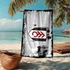 1 Stück Fulham Wappen Design Strandtuch - Weich, Saugfähige Mikrofaser, Leicht, Ideal für den Strand, Partys, Reisen, Camping Fan Geschenke
