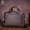 Men's Genuine Leather Briefcase 15.6" Laptop Bag