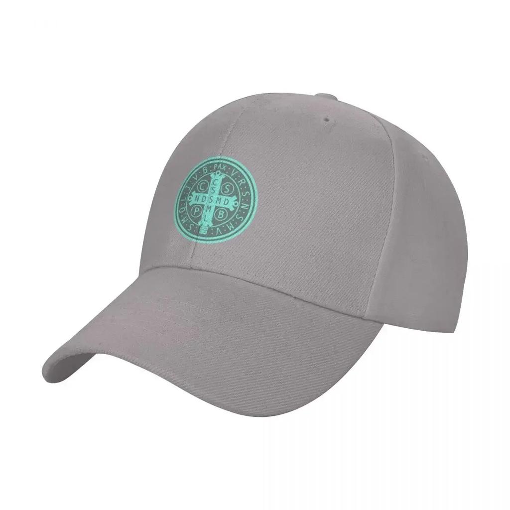 New Saint Benedict Medal Baseball Cap Sunhat Rugby Beach Bag Uv Protection Solar Hat Womens Unisexs