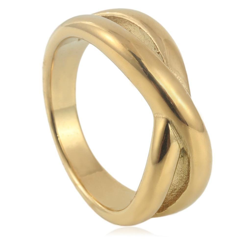 European and American Cross-ring Ring, Gold Ring, Women s Simple Single Item 2026 No. 7