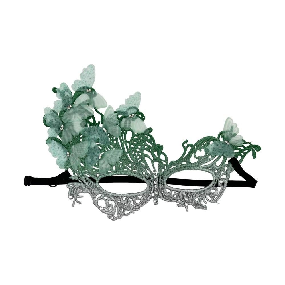 Breathable Butterfly Masquerade Mask Rhinestone Gradient Party Mask  For Theme Party Prom Cosplay