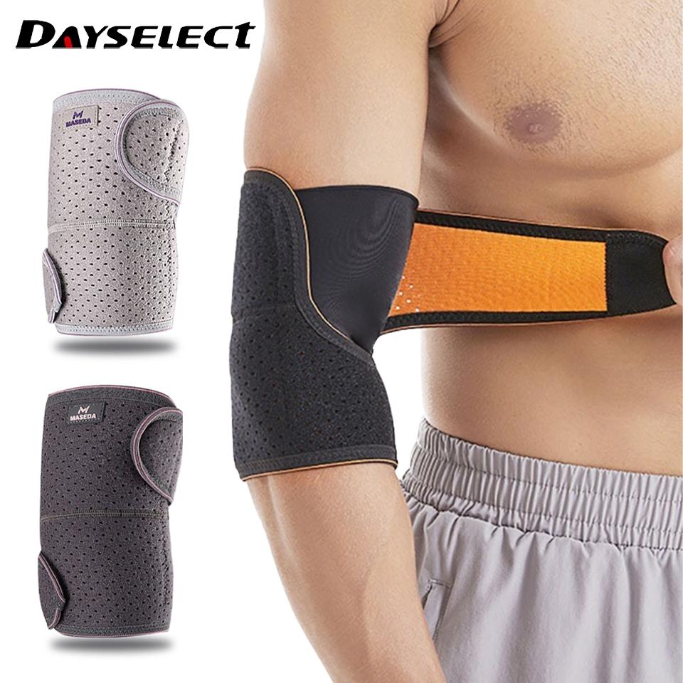 1Pcs Sports Elbow Pads Comfortable Breathable Fitness Arm Sleeves Arm Warmers Strap Protector Elbow Protector Men Women Unisex