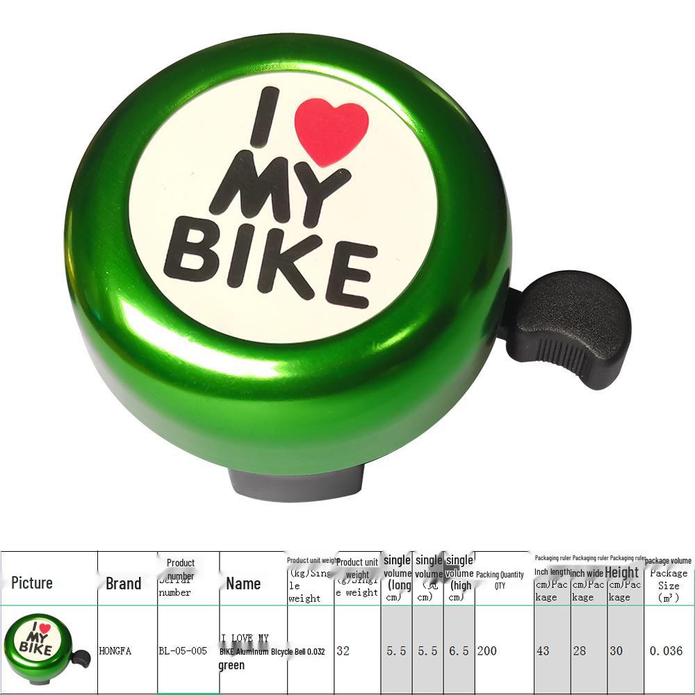 Heart-Shaped Bicycle Bell with Crisp Sound - BL-05