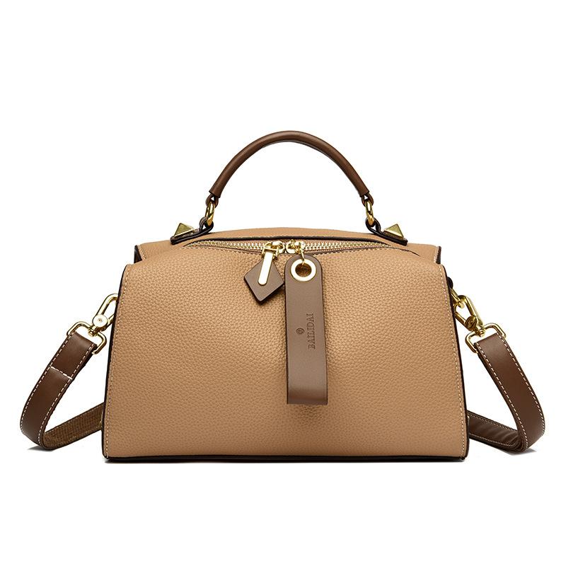 Crossbody Bag, Women's New Boston Bag, Large Capacity Commuting Bag, Fashionable and Versatile Pillow Bag, High-end Single Shoulder Bag