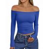 2025 Trendy One-Shoulder Long Sleeve Slim Fit Women's T-Shirt