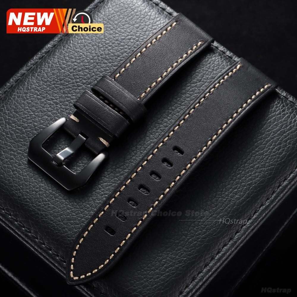 Vintage Wrist Watchband 18mm 20mm 22mm 24mm Universal Women Men Wristband Bracelet Smartwatch Leather Sport Wristbelt Accessory
