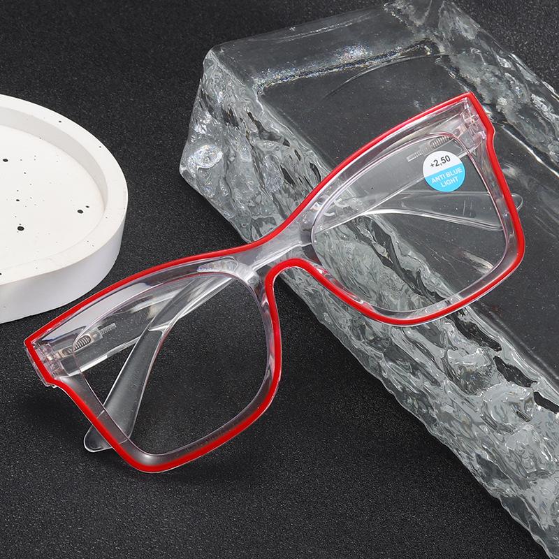 Young Reading Glasses Anti-Blue Reading Glasses Square Old Man Reading Glasses High Definition Magnifying Glass