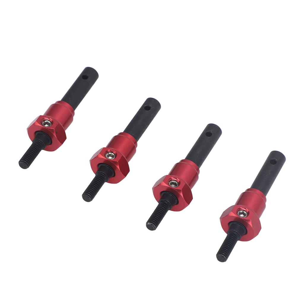 Portal Stub Axle Drive Shaft Aluminum Alloy Steel Stub Axle Drive Shaft Replacement for 1/10 RC Crawler
