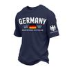 Men's Casual Printed Round Neck Short Sleeve T-Shirt, Lightweight and Breathable