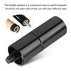 Black Pool Extension Cue 2oz Billiard Middle Connect Shaft Extender 5/16?18 Teeth