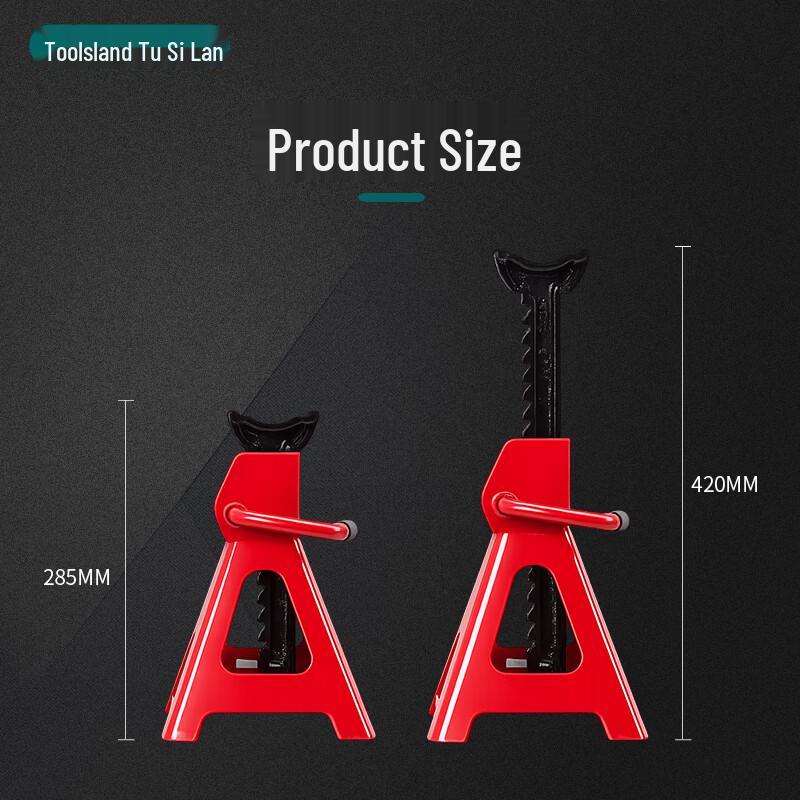 Toolsland 3-Ton Car Safety Stands (Pair)