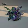 Creative Office Desktop Ornament 3D Printed Mechanical Bee Figurine Articulated Insect Ornament Movable Joints Cool Robot Action Figure Display,
