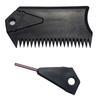Surfboard Wax Comb Scraper with Fins Key Surfboard Wax Cleaner Maintenance Tool NonSlip Wax Scraping Comb for Water Sport
