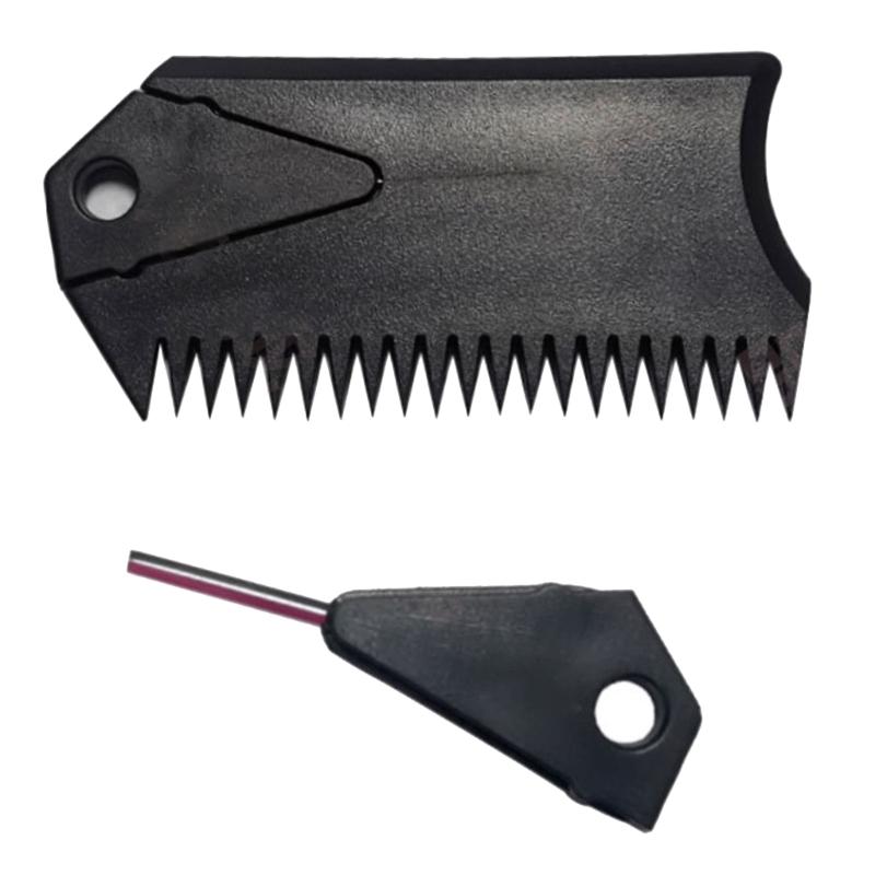 Surfboard Wax Comb Scraper with Fins Key Surfboard Wax Cleaner Maintenance Tool NonSlip Wax Scraping Comb for Water Sport