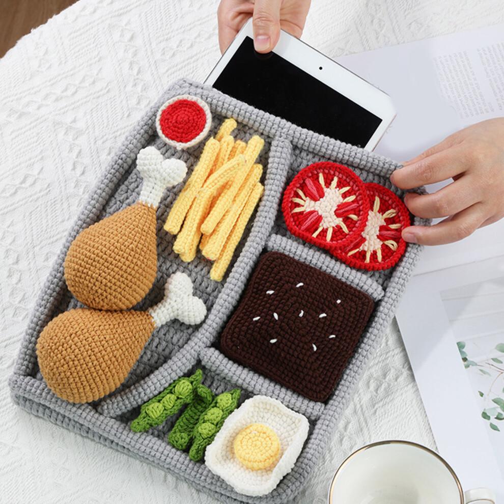 Crochet Laptop Case Set for Beginner with Instruction Food Tray