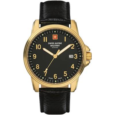 By Grovana Leader Black Dial Quartz 7011.1517 100M Men's Watch